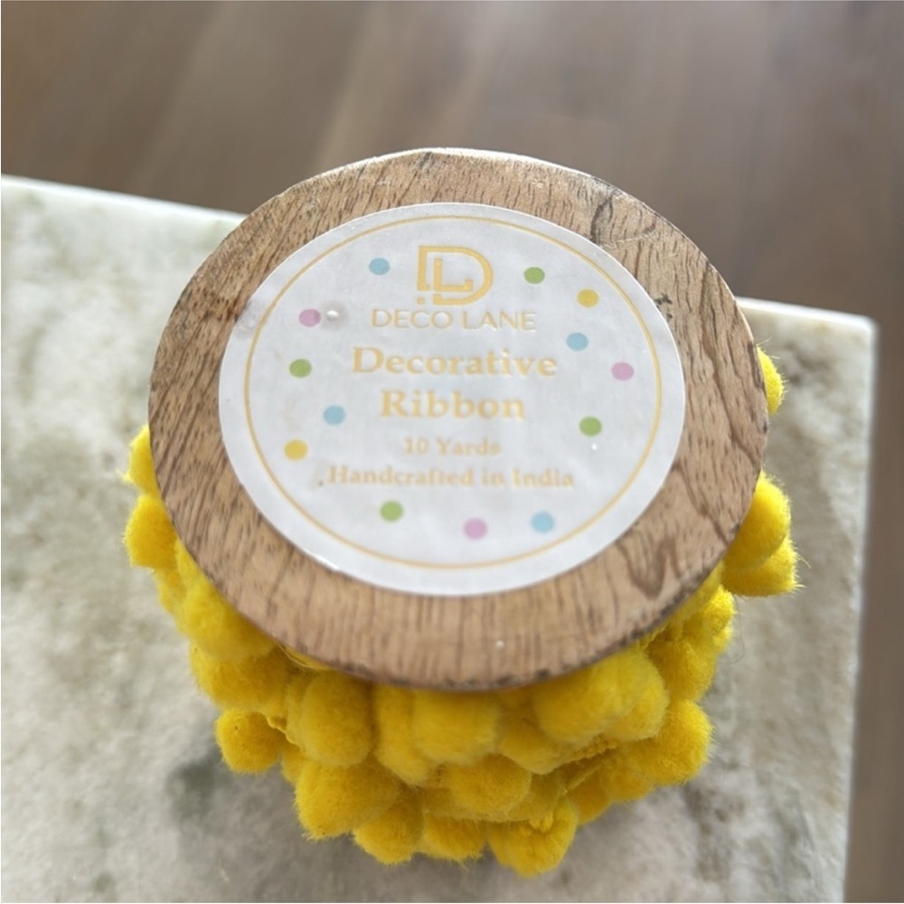 Yellow Decorative Ribbon - Picture 5 of 5